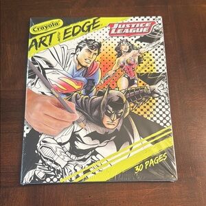 Batman Superman Wonder Woman Justice League Crayola 30 Pages Art